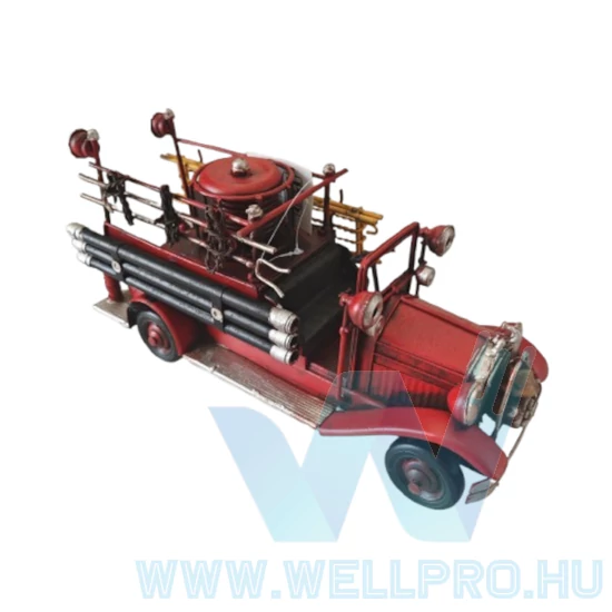 Fém tűzoltóautó 29cm-es AMC014