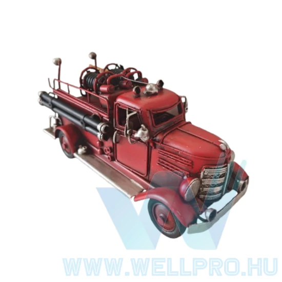 Fém tűzoltóautó 22cm-es AMC015