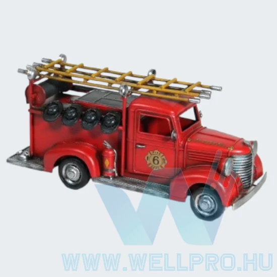 Fém tűzoltóautó AMC006