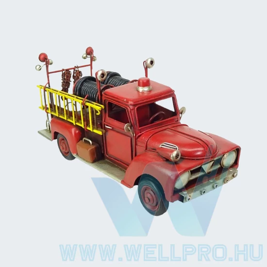 Fém tűzoltóautó AMC013