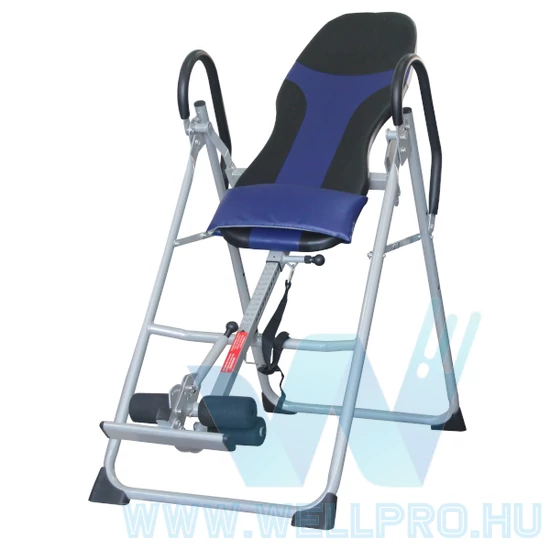 WELLPRO 02QL DARK BLUE gravitációs gerincnyújtó pad gerincpad, összecsukható