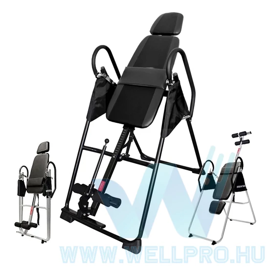 WELLPRO K004 Black gerincnyújtó pad, összecsukható