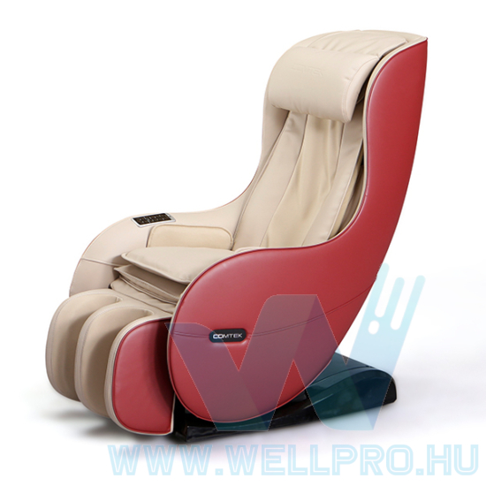 COMTEK RK-1900A RED&amp;BEIGE L-SHAPE masszázsfotel, kényelmi fotel 