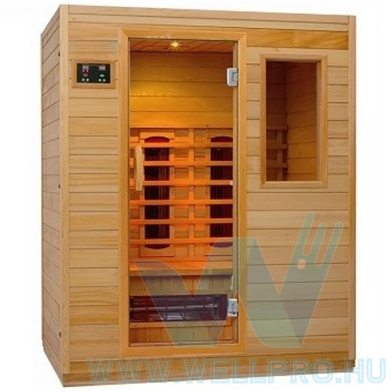 Infraszauna 2200W FRB-033LC karbon, 3 személyes - bemutató darab