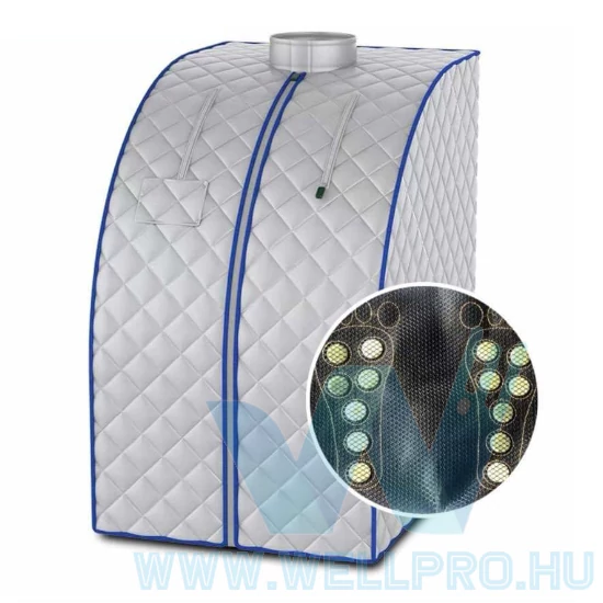 Hordozható, mobil infraszauna LÁBMELEGÍTŐVEL és TOURMALINE-nal