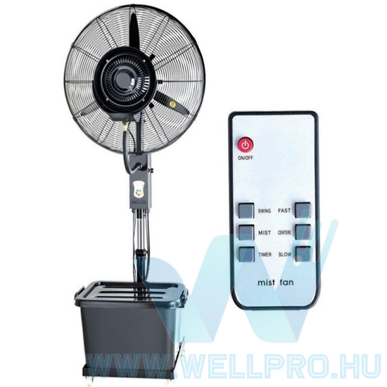 PowerCool 66cm (26&quot;) távirányítós párásító ventilátor
